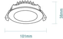 Ultra 10W Tricolour LED Downlight