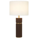 VALDA Table Lamp with vegan leather wrapped base