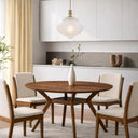 Large 40cm glass pendant light featuring a frosted shade and vintage-inspired metal detailing for elegant kitchen and living room lighting.
