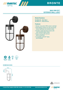 Bronte E27 Exterior Wall Light