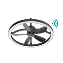 Catalina DC 21″ Smart Ceiling Fan with Remote Control & LED Light Matt Black Martec Lights and Fans Online 