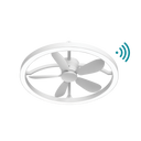 Catalina DC 21″ Smart Ceiling Fan with Remote Control & LED Light Matt White Martec Lights and Fans Online 