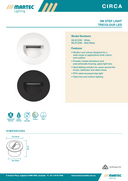 Circa 3W Recessed LED Wall Light