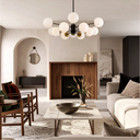 MARSTEN 12-Light Pendant Antique Gold