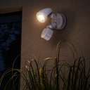 ILLUME Single LED Sensor Security Spotlight Silver IP44