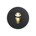 SNAP Round LED Stair Light Black 3W 4000K