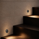 SNAP Round LED Stair Light White 3W 4000K