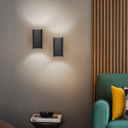 BLOC LED Up Down Wall Lamp Black IP65