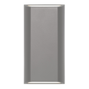 BLOC LED Up Down Wall Lamp Silver IP65