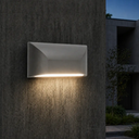 BLOC LED Wall Lamp Silver IP65