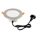 ELON 9W LED Downlight 3CCT Dimmable IP44 Nickel
