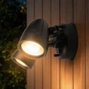 ILLUME Twin LED Security Spotlight 20W IP54 Black