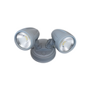 ILLUME Twin LED Security Spotlight Silver 20W IP44