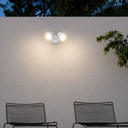 ILLUME Twin LED Security Spotlight Silver 20W IP44