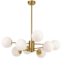 MARSTEN 8-Light Pendant E27 Antique Gold