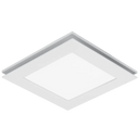 Flow 240 / 295  Square Exhaust Fan with Tricolour LED Light Martec . Lightes and Fans Online 