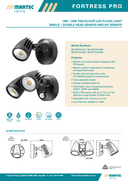 Fortress Pro 18W Tricolour LED Security Flood Light