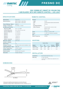Product Specification 2 alt="Martec Fresno ceiling fan reversible summer and winter mode with 8-speed remote – Lights & Fans Online"
