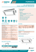 Furnace 4 in 1 Bathroom Heater, Cooler and Exhaust Fan with Tricolour LED Light