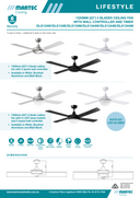 Lifestyle 52″ AC Ceiling Fan