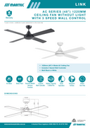 Link 48” AC Ceiling Fan
