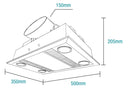Linux DC – 3 in 1 Bathroom Heater and Exhaust Fan with Tricolour LED Light
