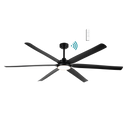 Osprey DC 80″ Smart Ceiling Fan With WIFI Remote Control + LED Light Black ceiling fan with remote control presented by Lights and Fans Online 