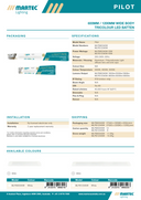 Pilot 600MM / 1200MM Tricolour LED Batten