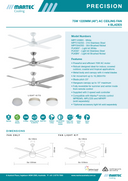 Precision 48″/ 52″ / 56″ AC Ceiling Fan