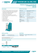 Product Spec 2 Martec Premium Slimline LCD Ceiling Fan Remote Control MPLCDS - Lights and Fans Online