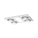 Profile Panel  4 3-in-1  Bathroom Heater with 4 Heat Lamps, Exhaust Fan and Tricolour LED Light