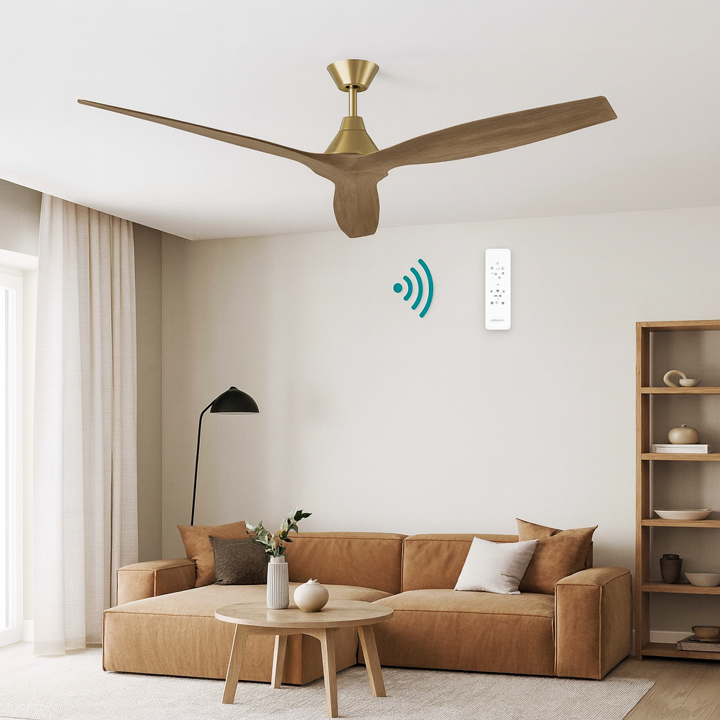 Triumph DC 52″ Smart Ceiling Fan With WiFi Remote Lights & Fans Online ...