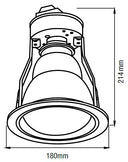 Uno Single Heat Lamp Bathroom Heater